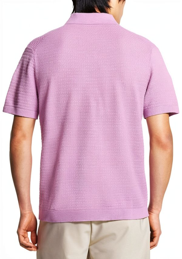Girls Polo Shirt Theory Pale Mauve Breathable Fit-5