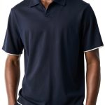 Men's Polo Shirt Theory Breathable Black Carbon-0
